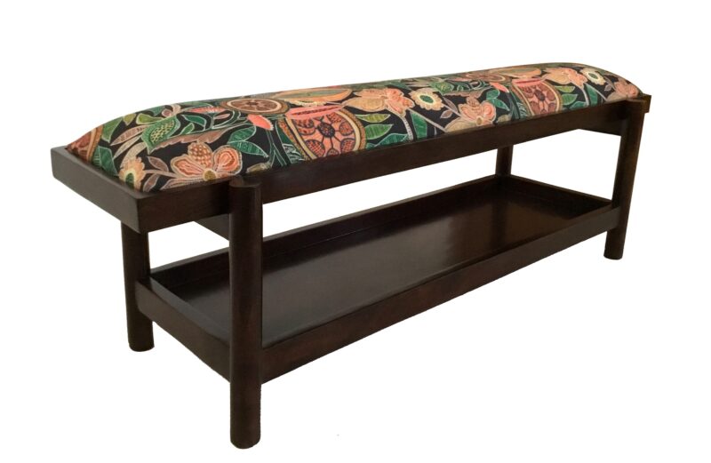 Tropical bench with storage