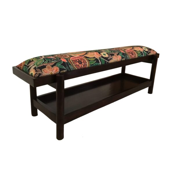 Tropical bench with storage product image
