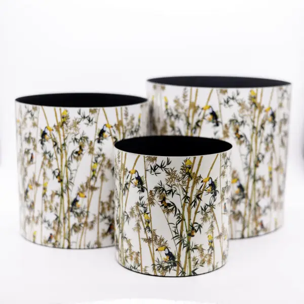 Bamboo Botanical Vase Set – Set of 3