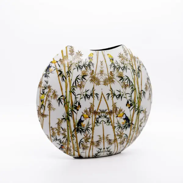 Bamboo Oval Vase