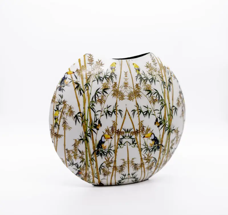 Bamboo Oval Vase
