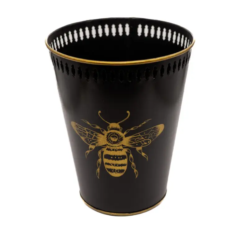 Bee Garden Metal Bin