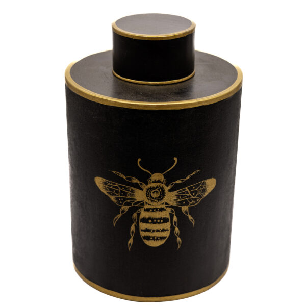 Bee Meadow Geometric vase with lid