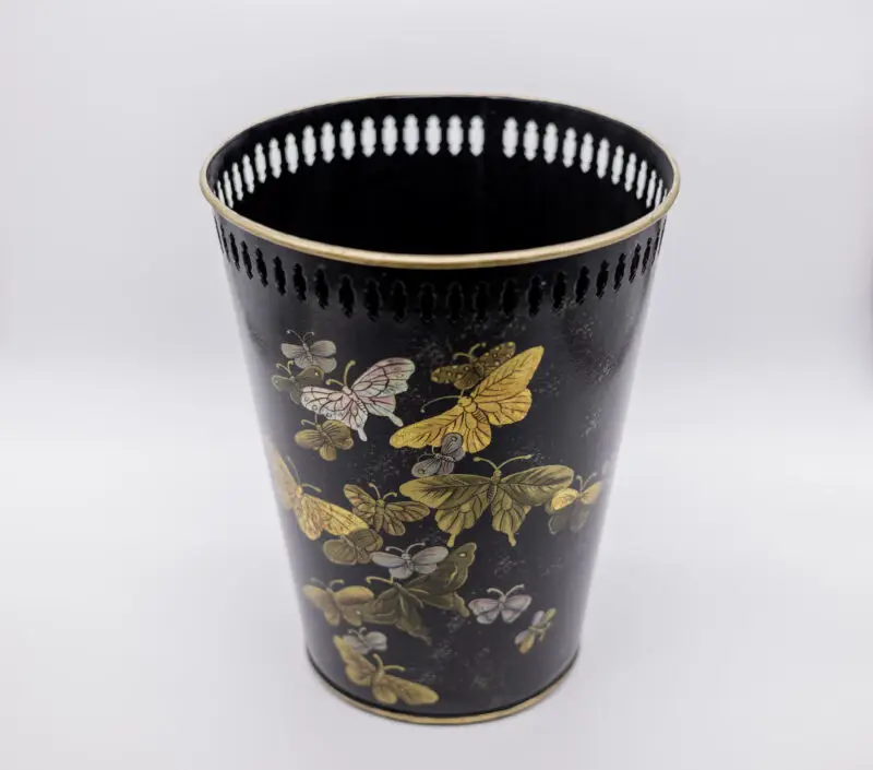 Butterfly Metal Bin