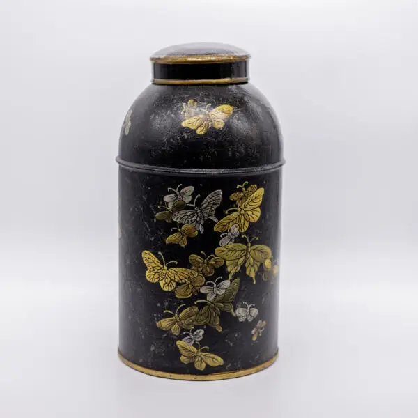 Butterfly Metal Cannister