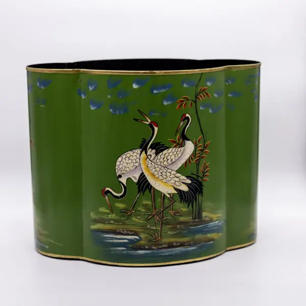 Crane Garden Wide Vase