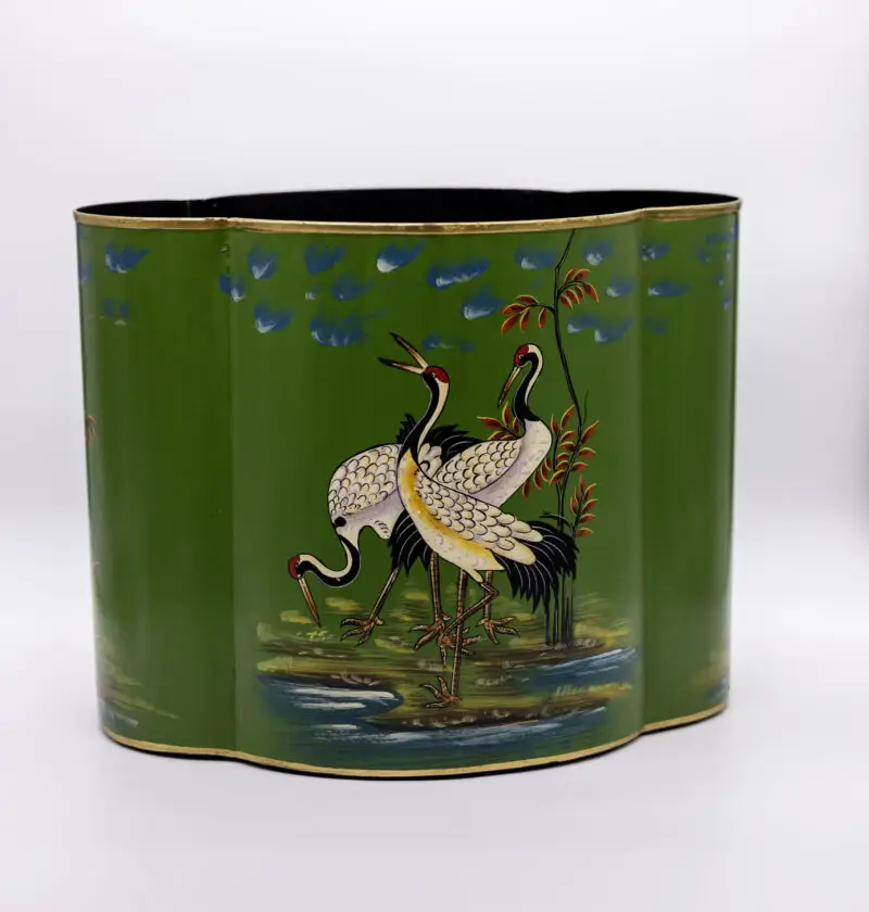 Crane Garden Wide Vase