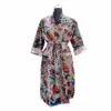 Grey Acorn Velvet Robe