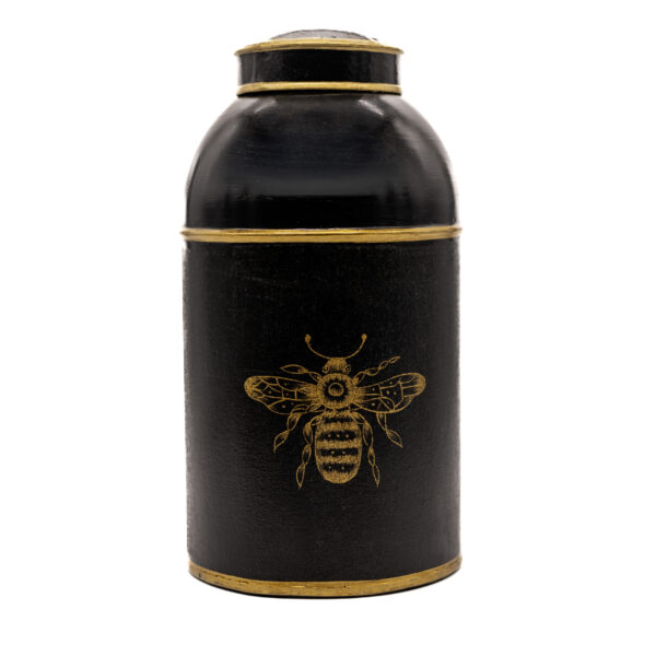 Hand-Painted Bee Garden Canister