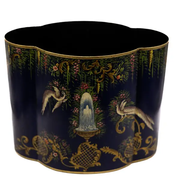 Paradise Garden Hand-Painted Vase
