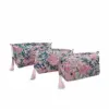 Pink Rose Wash Bags-set of 3
