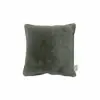 Rim Velvet Cushion Olive