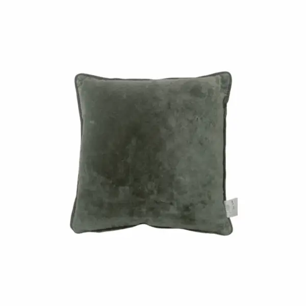 Rim Velvet Cushion Olive