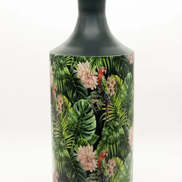 Tropic Paradise Tall Bottle Vase