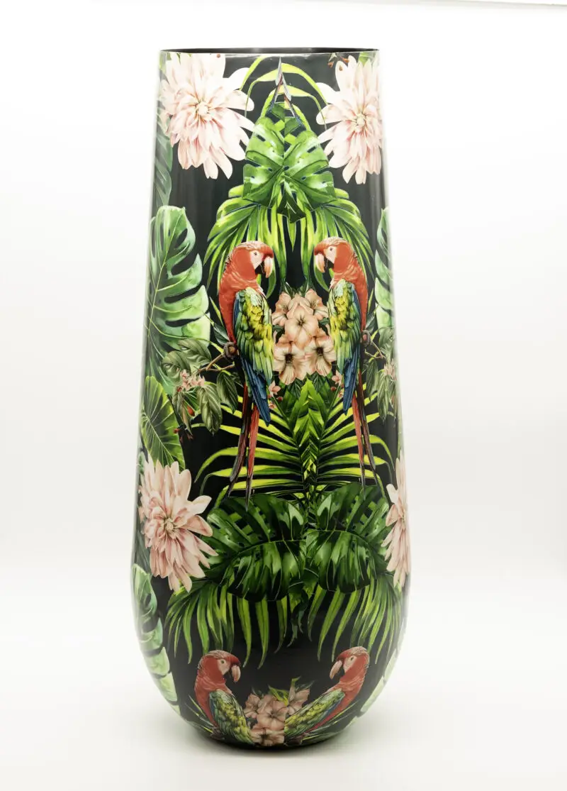 Tropic Tall Botanical Vase